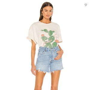 AGOLDE Revolve Parker Long Vintage Light Blue Denim Shorts Swapmeet Size 29